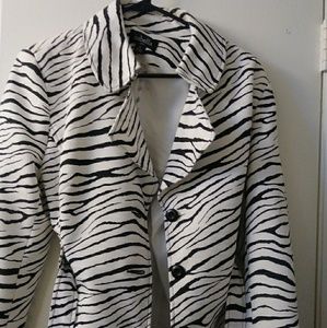 Woman Zebra Blazer
